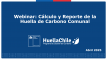 Webinar Huella de carbono Comunal 24-04-2025
